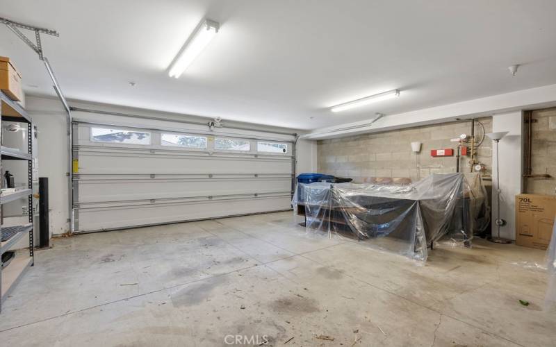 Private 2 car Garage w/Storage Room