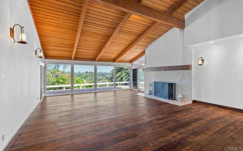 Living Room with fireplace