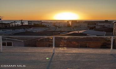 Sunset on the deck