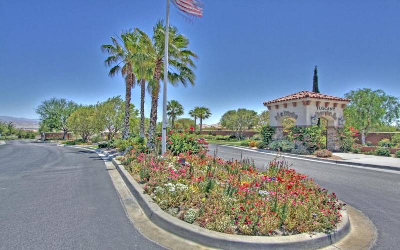 Tuscany Main Entrance