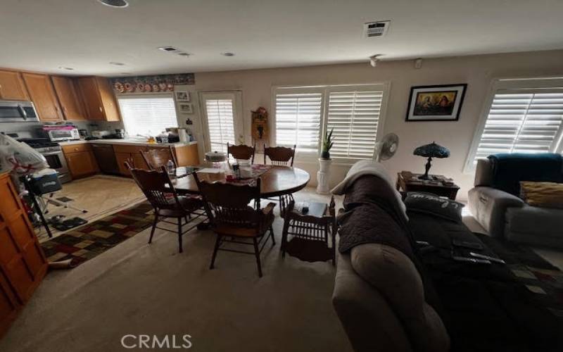 kitchen to Dining room Open Plan