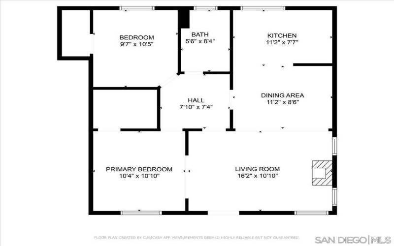 Approx Layout Unit A downstairs