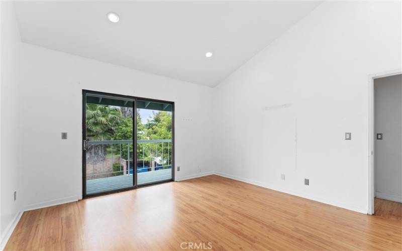 PRIMARY BEDROOM WITH PRIVATE Balcony