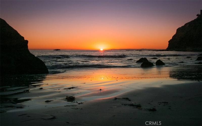 Enjoy beautiful sunset strolls on the beach