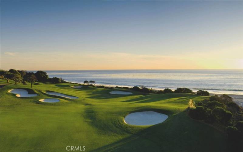 Nearby ocean front golfing