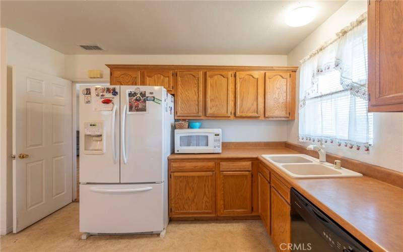 Bright Kitchen with a generous amount of corner space