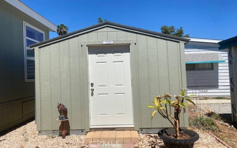 Shed for storage