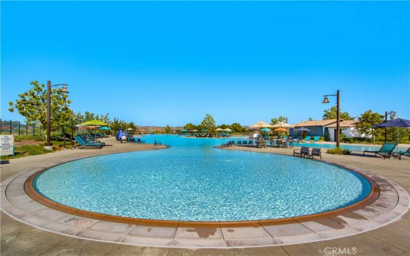 20,000 square foot Lagoon-Style Pool