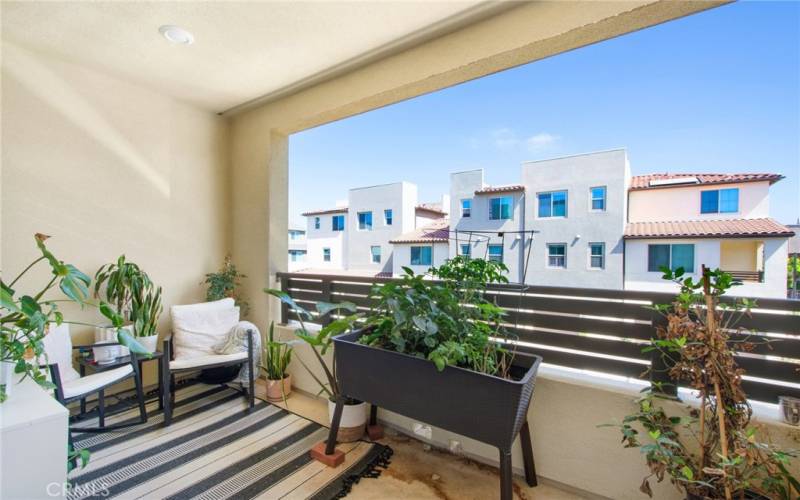 Outdoor covered Balcony