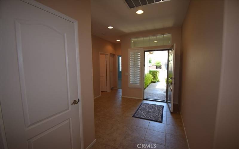 Looking back toward entry Foyer