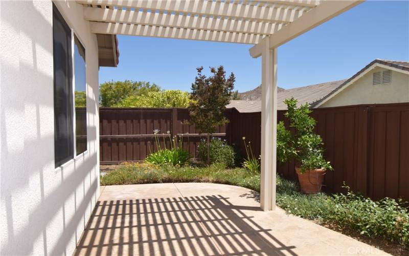 Another view of covered patio