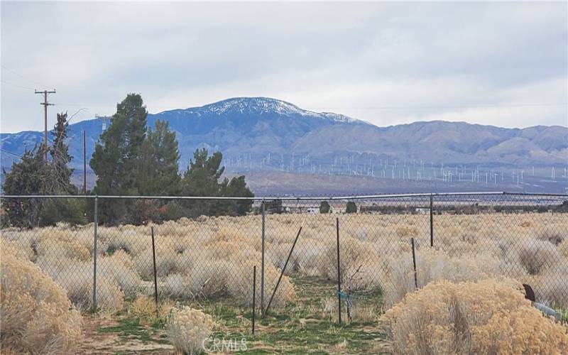 View of mountains