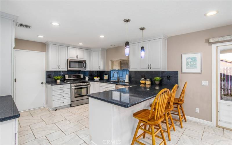 Remodeled kitchen