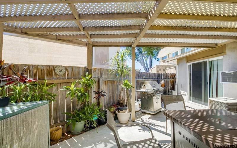 Second Bedroom sliding glass door leads to patio