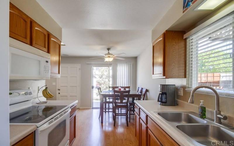 Nice Size Dining Area with Sliding Glass door