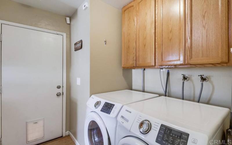 Indoor Full Size Laundry Area