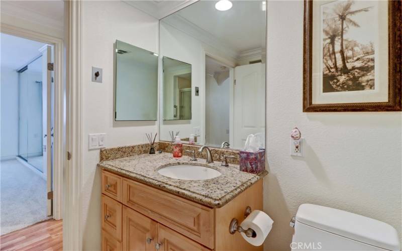 Second Bathroom Sink Cabinet with Granite Counter Top