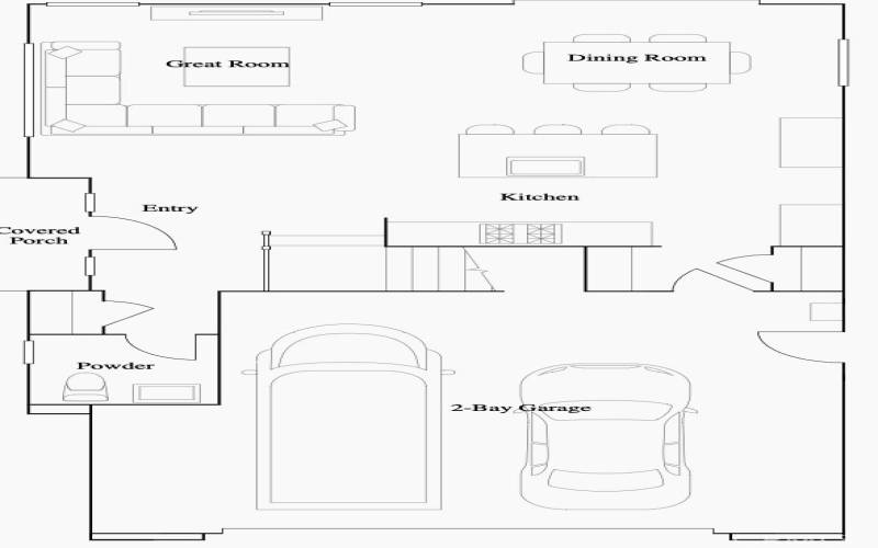 Residence 2 - Level 1 Floorplan