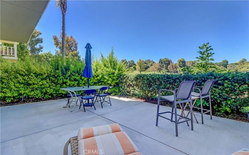 PATIO IN FRONT OF THE 2397 BUILDING RECREATION ROOM