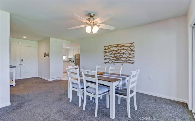 DINING AREA & KITCHEN & FRONT DOOR