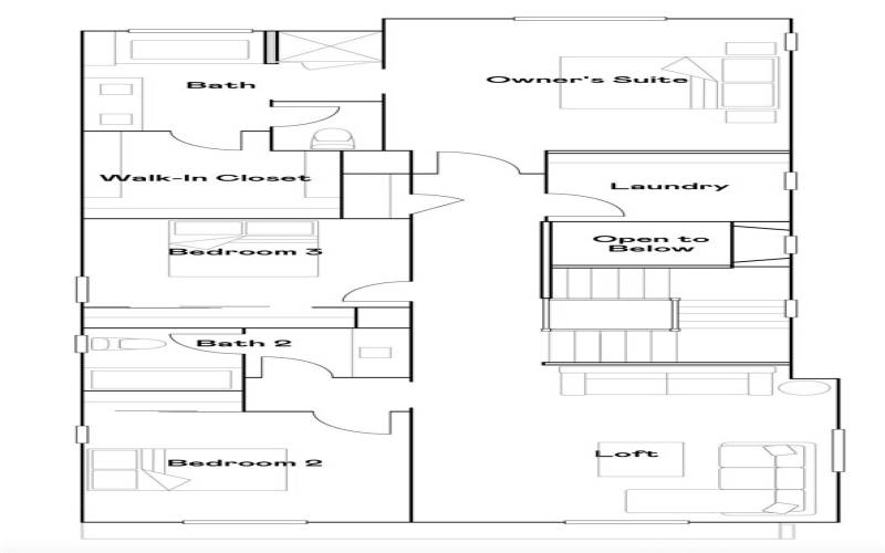 Residence 3 - Level 2 Floorplan