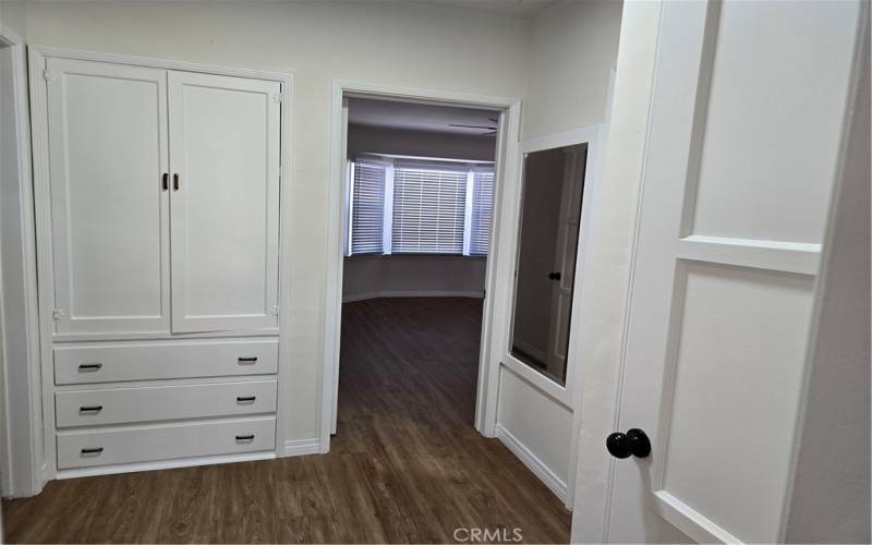 Hallway and Linen Closet