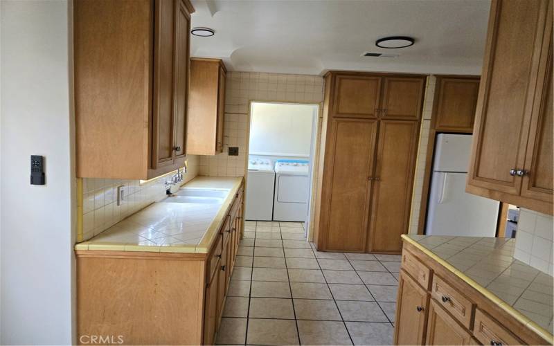 Kitchen to Laundry Area