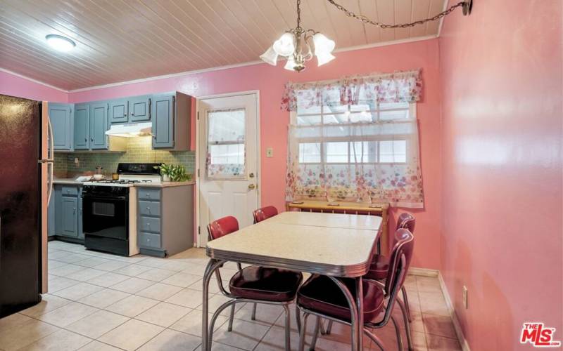 Dining Area into Kitchen