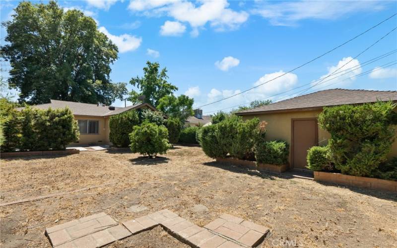 Backyard/ Detached Garage