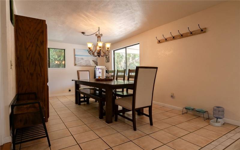 Dining Room with built in Hutch