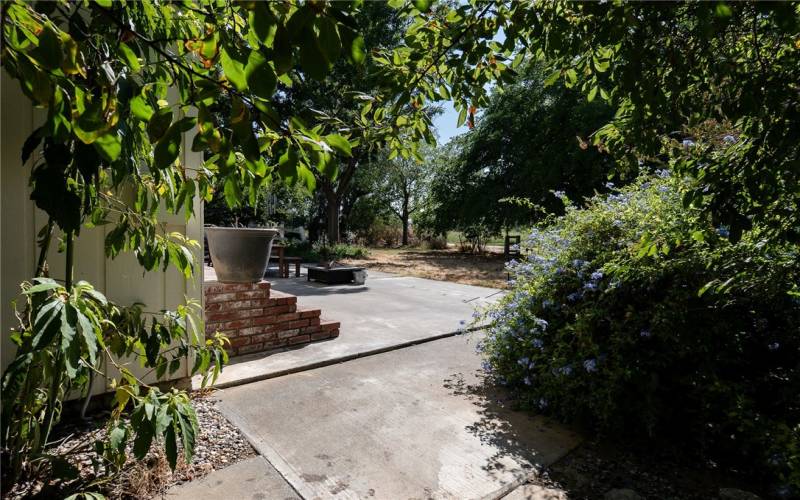 Peek at the large patio yard area