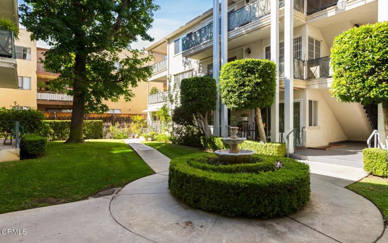 Building courtyard