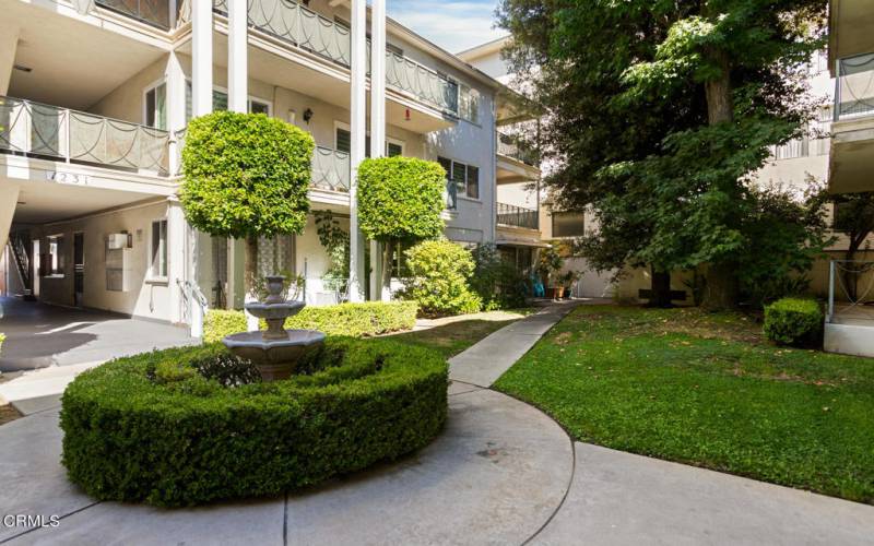 Building courtyard