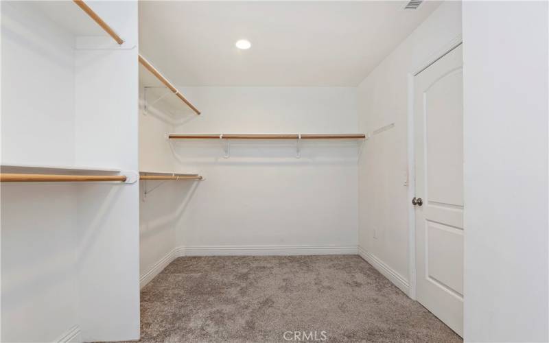 Primary Walk-In Closet