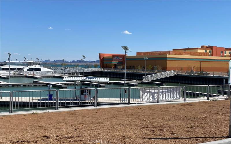 Marina & boat launch is across the road