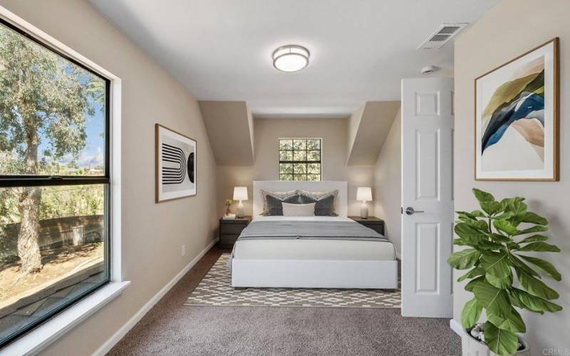 Upstairs Bedroom 2 - With Virtual Staging