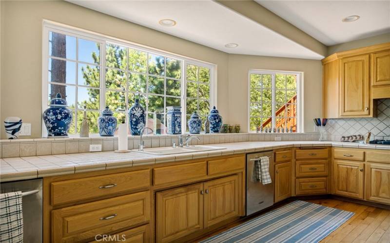 Lots of natural lighting in your spacious Kitchen