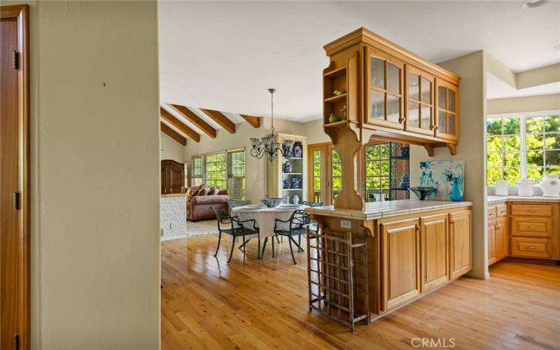 Partial Kitchen and dining Room view