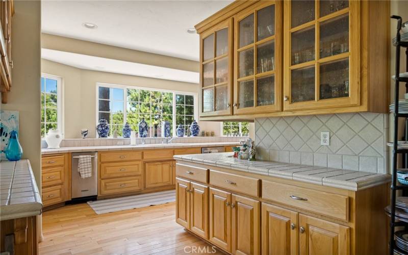 Plenty of Cabinet space and Counters