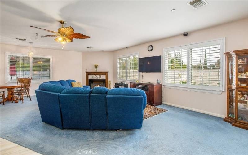 Family Room Open to Kitchen