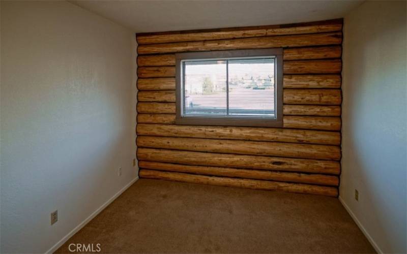 One of rooms in log cabin.