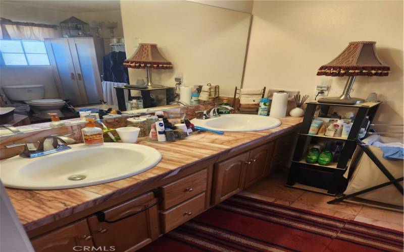 master bath double sink