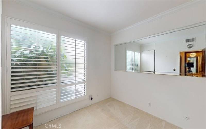 Downstairs Bedroom w/large windows