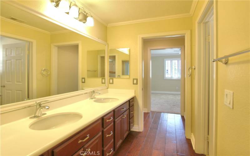 Upstairs guest bathroom.