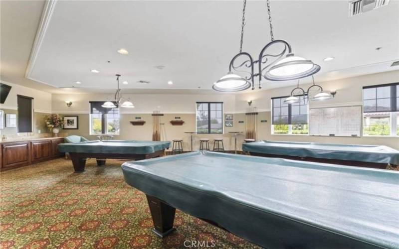 Club House Billiard Room