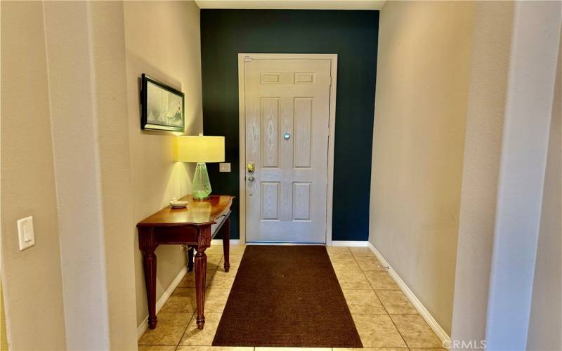 Foyer to formal dining area.