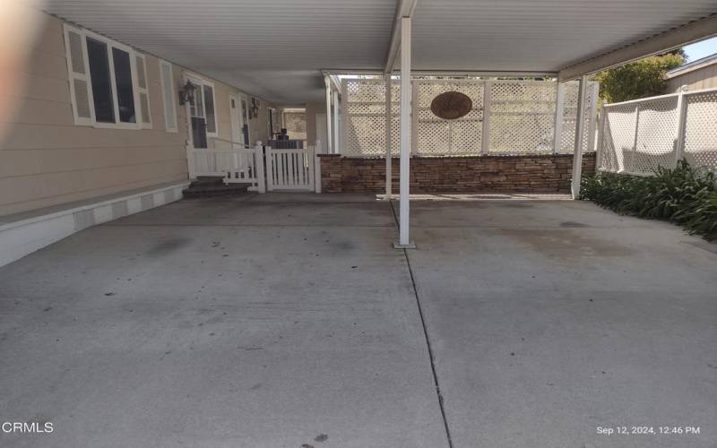 Rare Side-By-Side Carport Parking