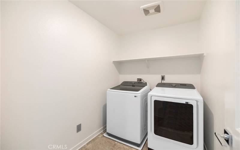 upstairs laundry room