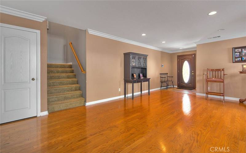 Hardwood floors throughout