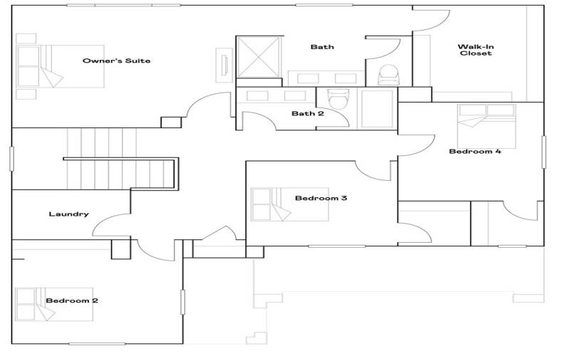 Residence 4 - Level 2 Floorplan